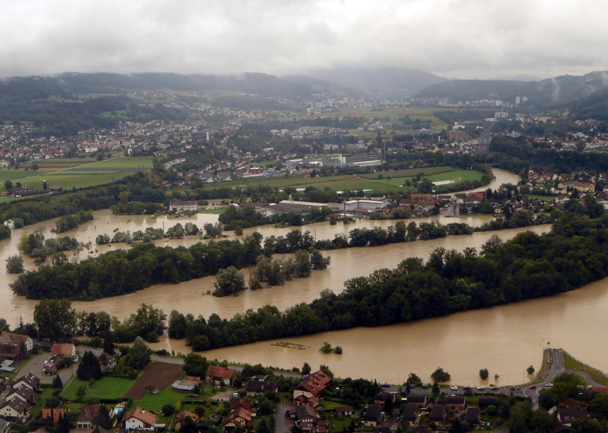 Studie zur Hochwassersituation an Aare und Rhein, Gefahrenmanagement